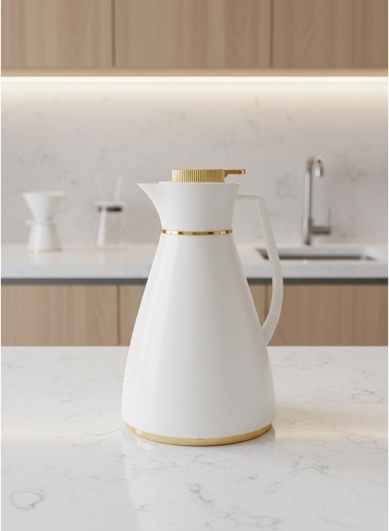 ريجال ترمس من ريجال حراري فاكيوم 1 لتر حافظ للحرارة والبرودة للمشروبات ١٢ ساعه 🌡 ٢٤ ساعه ❄️ - Image 4